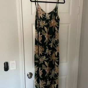 Show Me Your Mumu Hunter Green Floral Maxi Dress
